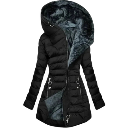 Winter Glam - Piumino Elegance con Cappuccio Oversize