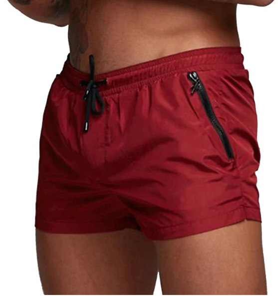 Pantaloncini da bagno con tasche a zip