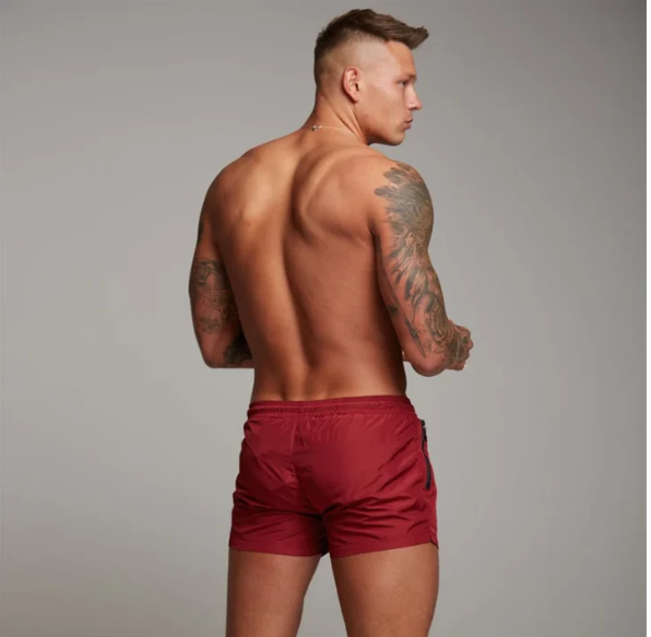 Pantaloncini da bagno con tasche a zip