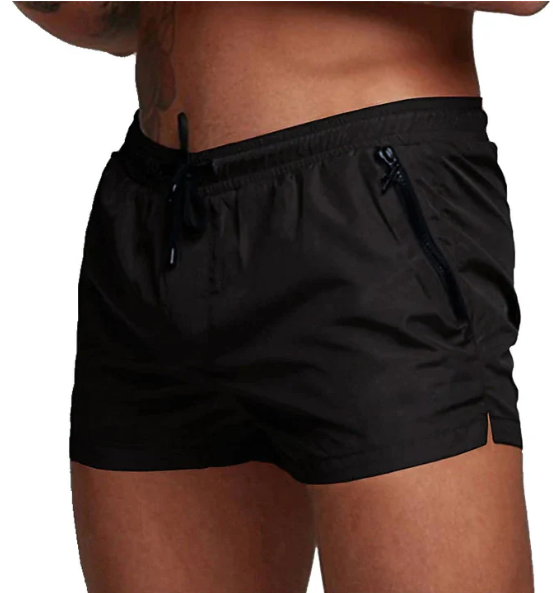 Pantaloncini da bagno con tasche a zip