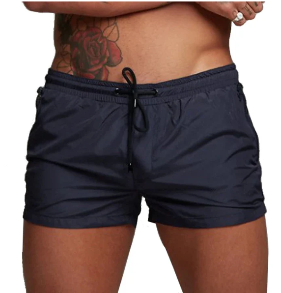 Pantaloncini da bagno con tasche a zip